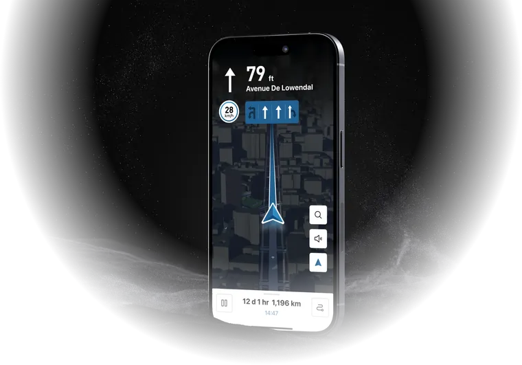 Blucap Go turn-by-turn navigation