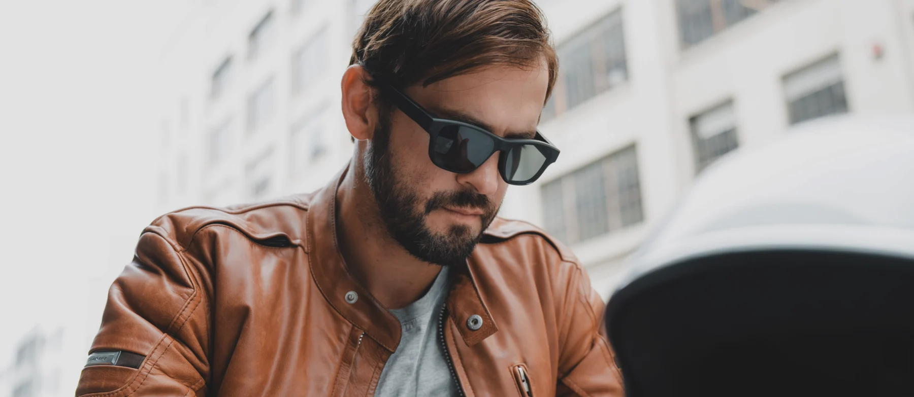 Blucap Moto's understated sunglasses design — view 5