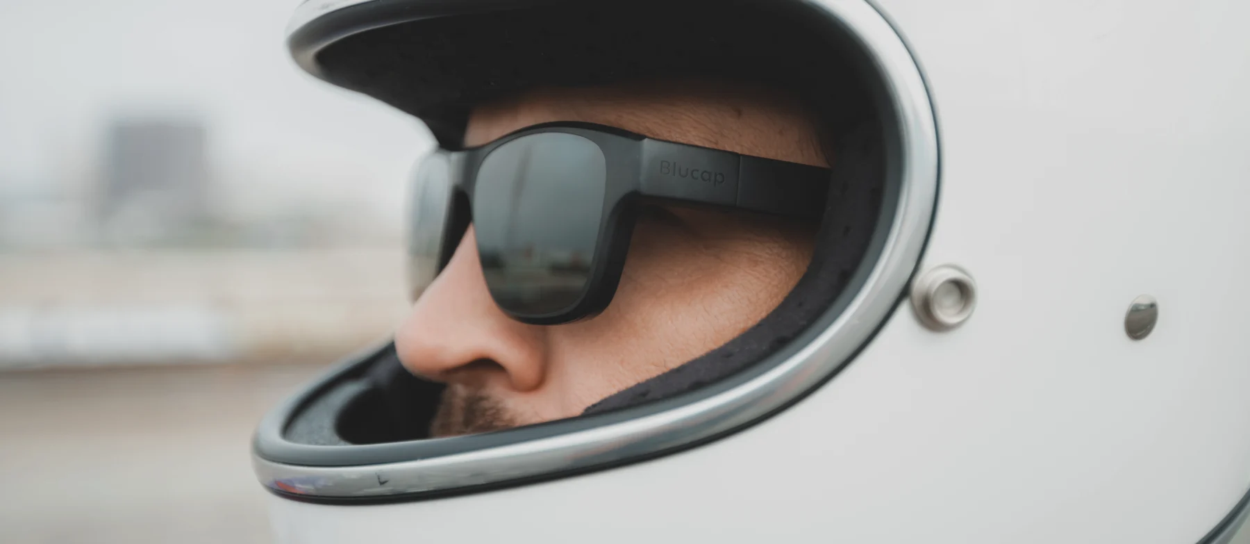 Blucap Moto's understated sunglasses design — view 2