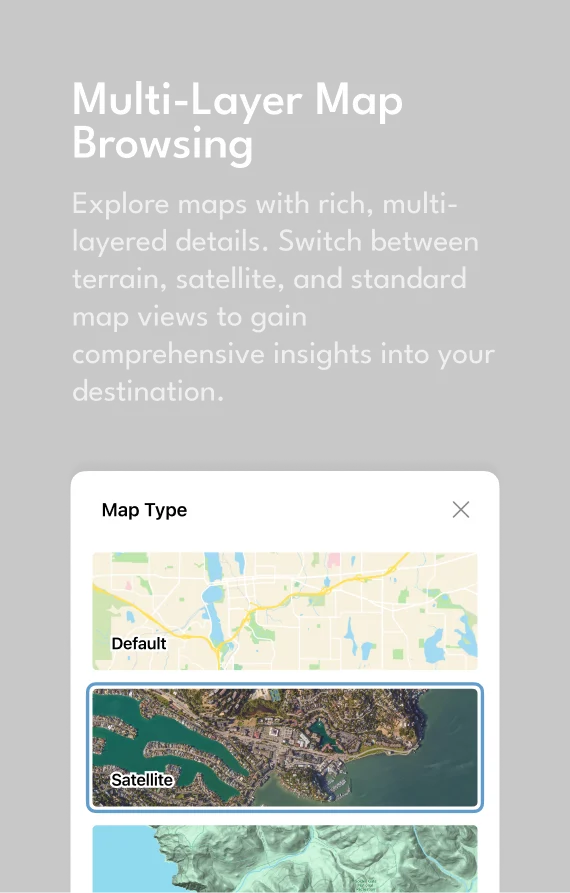 Multi-Layer Map Browsing