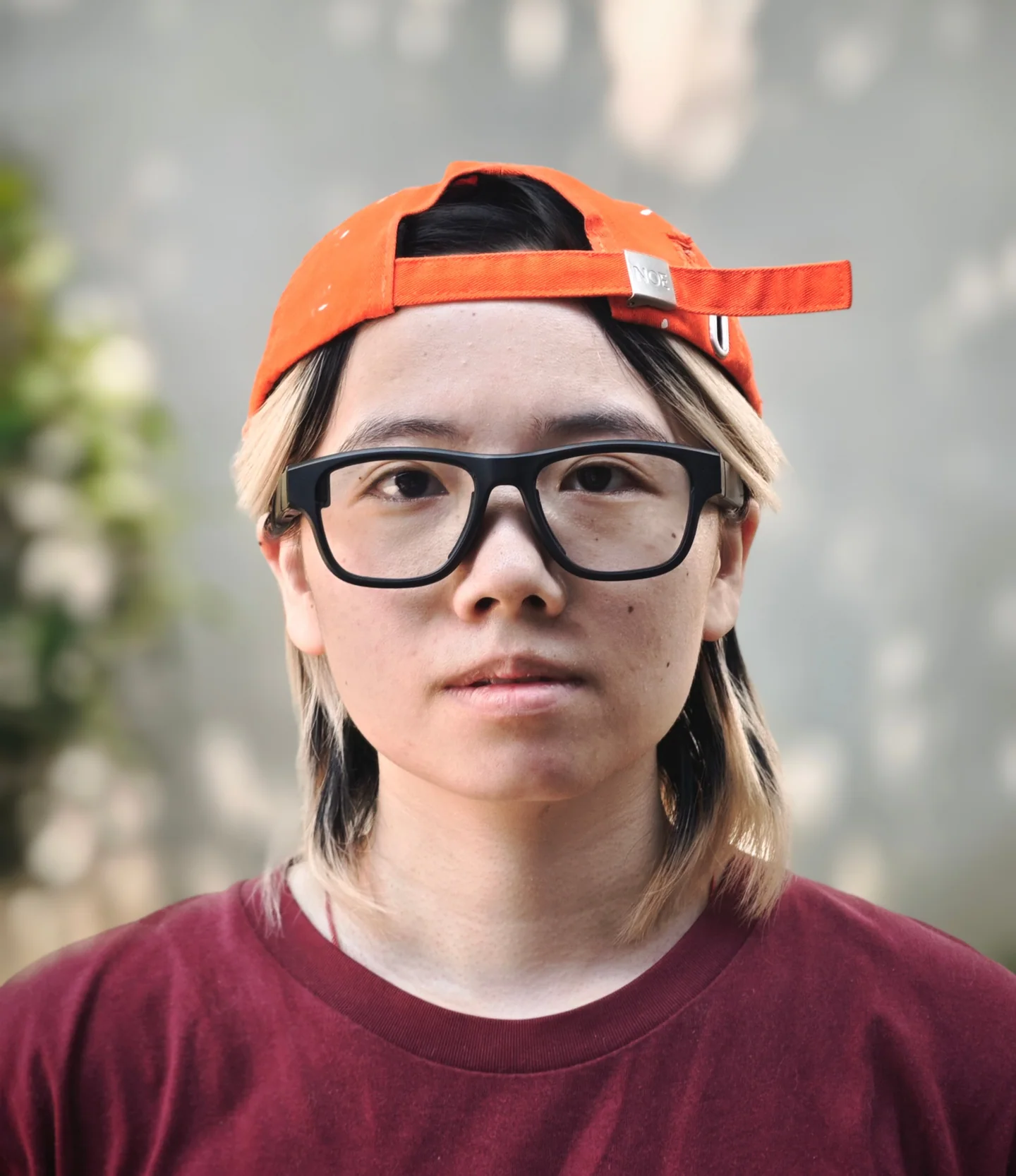 Blucap glasses worn with clear lenses